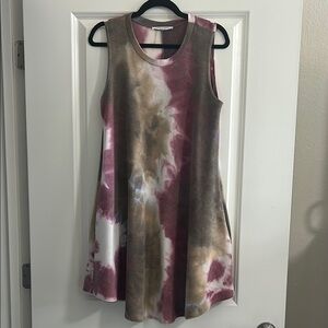 Tie-Dye Sleeveless Dress